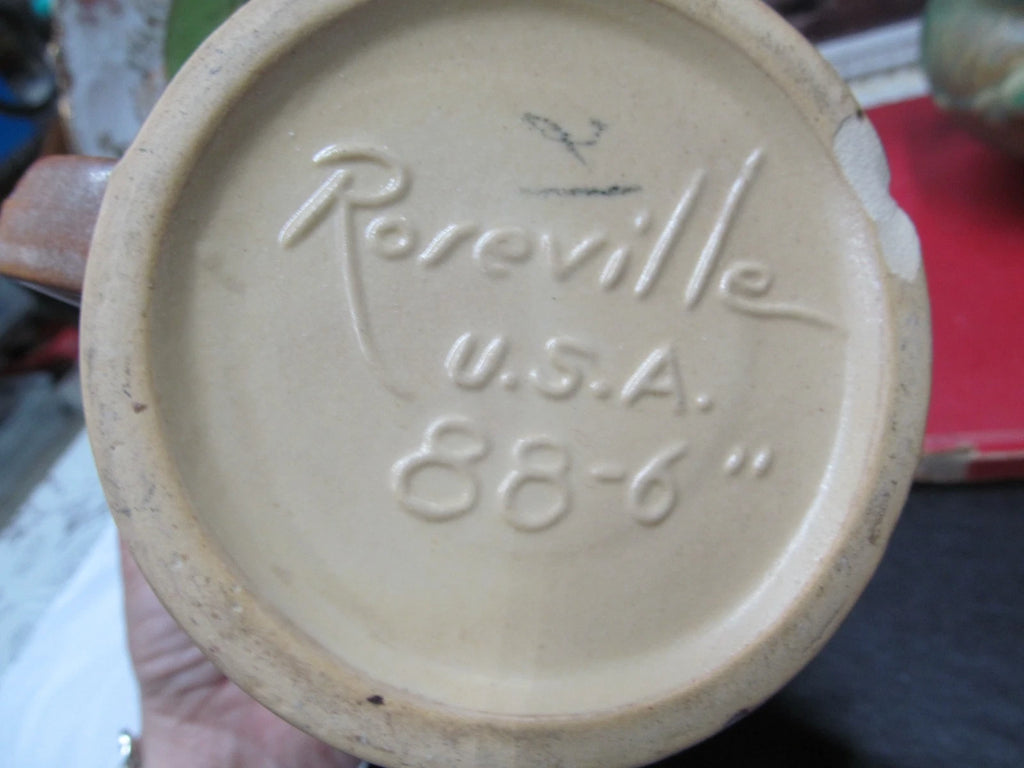 ROSEVILLE MAGNOLIA in browns pattern 88-6 pottery USA
