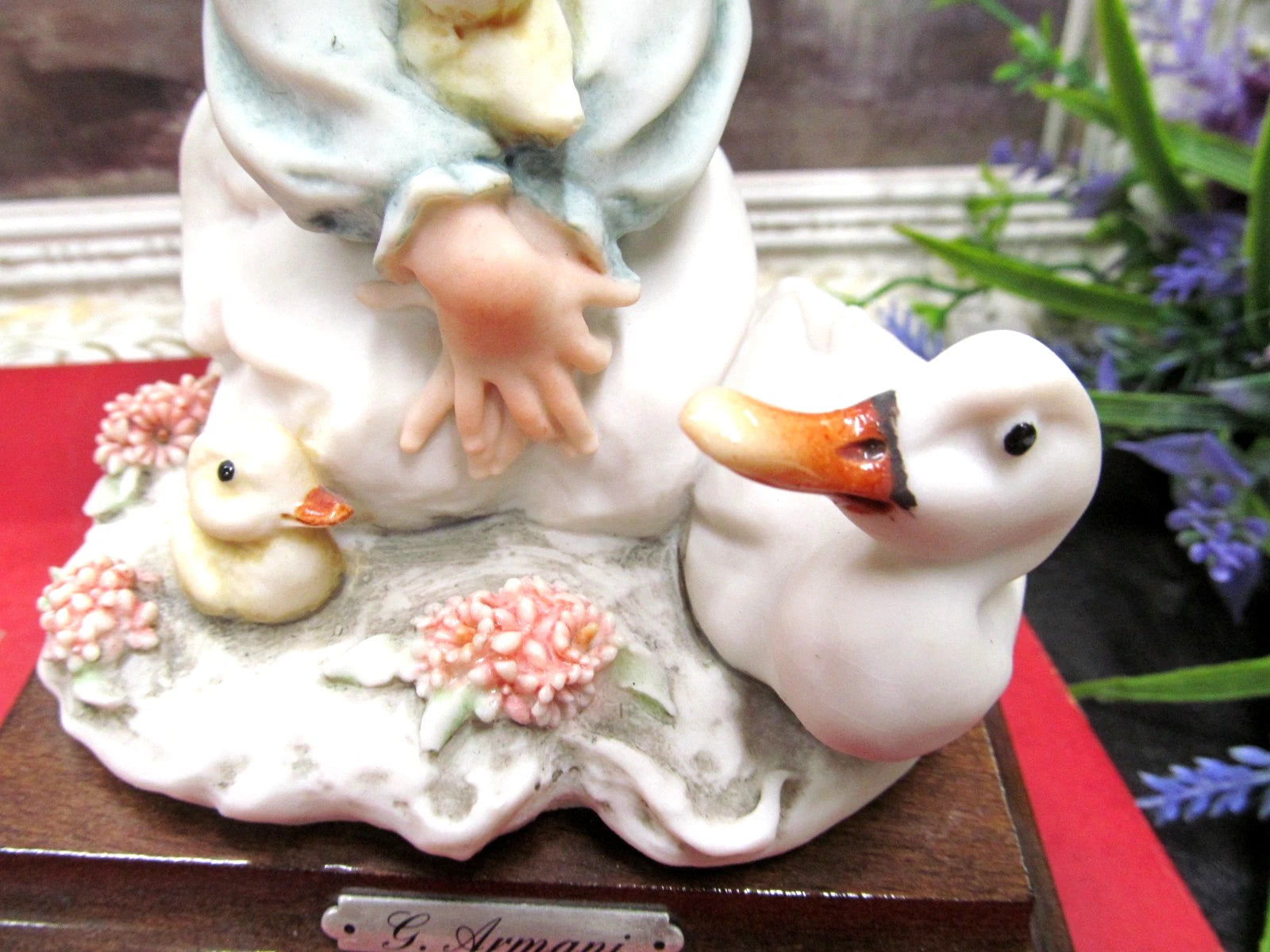 GIUSEPPE ARMANI Magic Memories series, titled "Girl with Ducks" and dated 1986